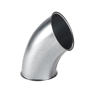 Co ống gió dập trơn mạ kẽm 60 độ