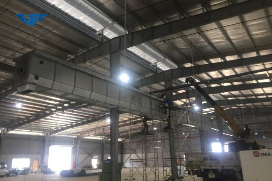 Lắp đặt hệ thống xử lý bụi trung tâm Model Modular Chain filter E8-CDF