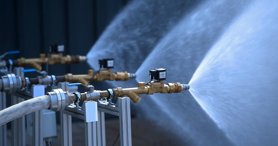 Thiết bị dập tắt tia lửa GreCon đang hoạt động