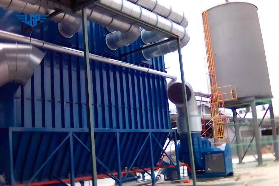 Sơ đồ và cấu tạo của hệ thống lọc bụi túi vải