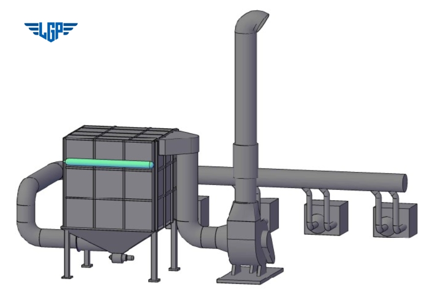 Thiết kế và tính toán hệ thống lọc bụi túi vải
