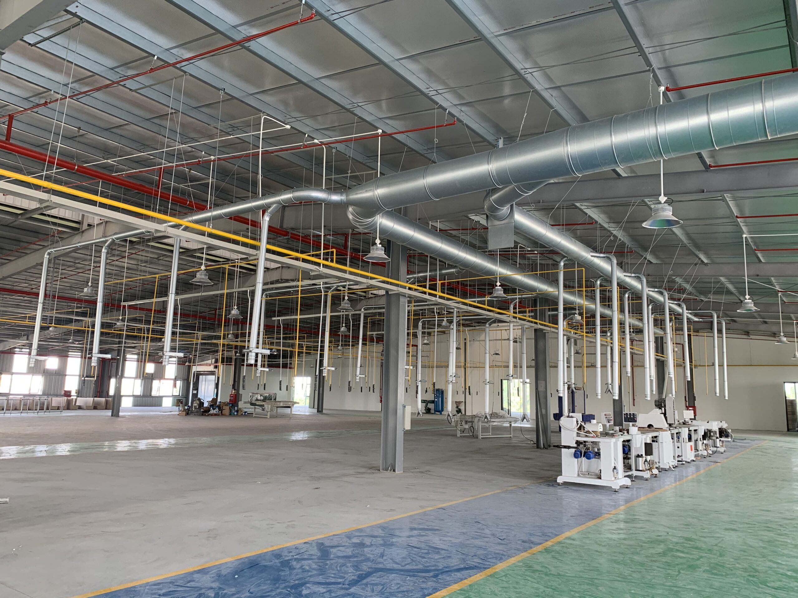 Đường ống hệ thống hút bụi gỗ trung tâm