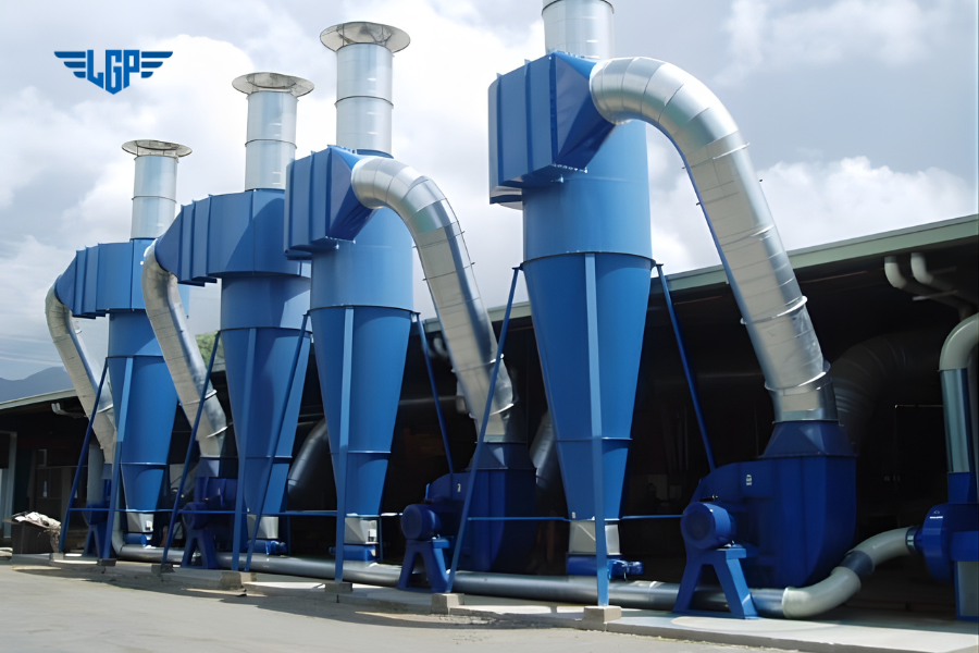 Nguyên lý hoạt động của hệ thống hút lọc bụi Cyclone