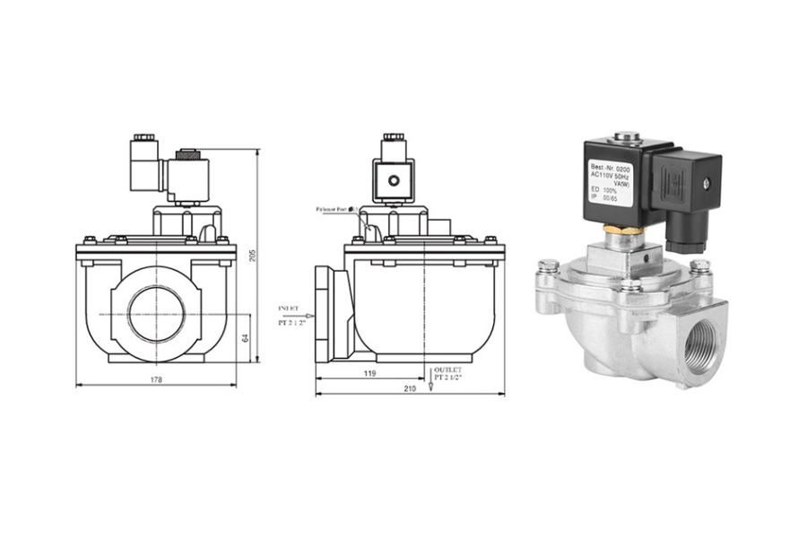 Cấu tạo và nguyên lý hoạt động của van giũ bụi