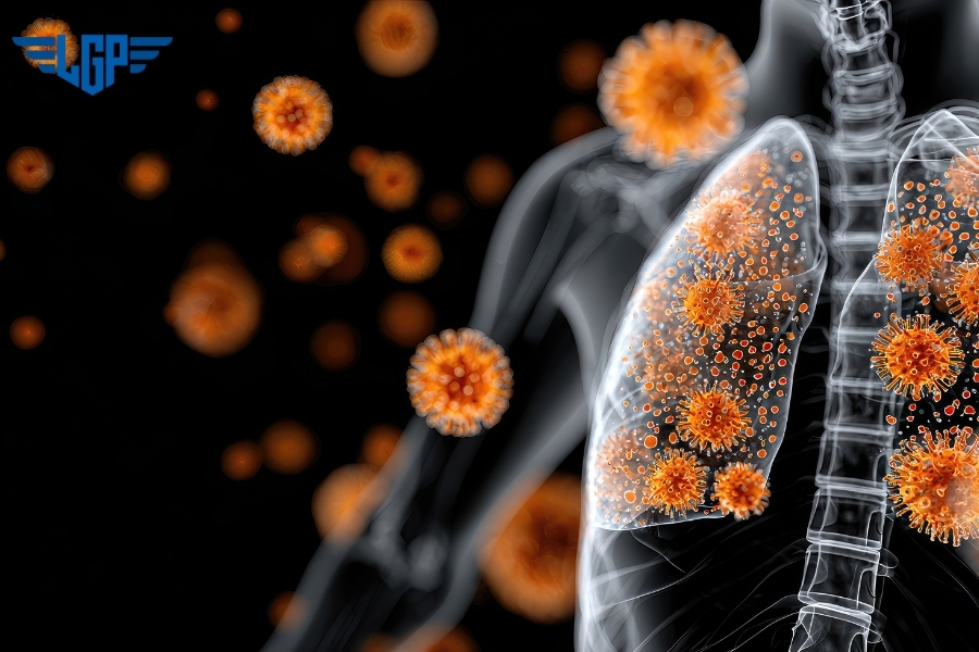 Khi người lao động hít phải trong thời gian dài, các hạt bụi này có thể xâm nhập sâu vào phổi