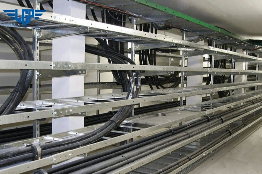 Những vị trí có thể thi công thang máng cáp